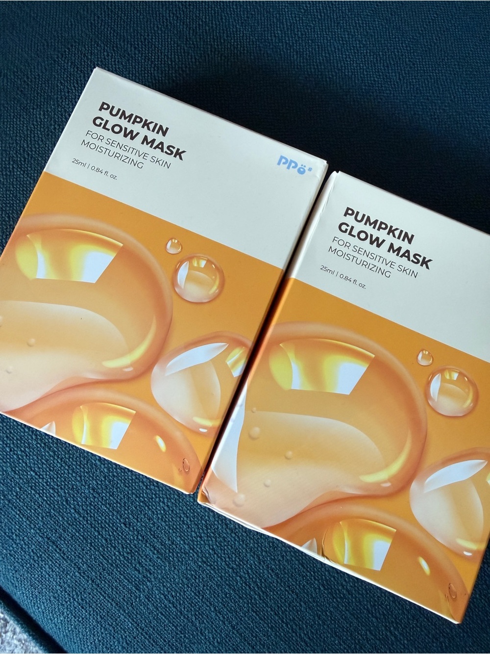 K Beauty Pumpkin Glow Mask Moisturizing Treatment 20pcs